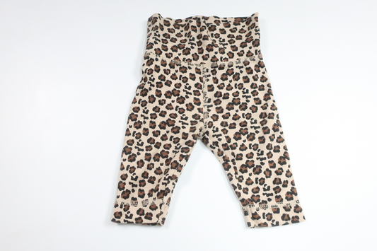 Leopardprintede bukser fra ICA I Love Eco - Størrelse 56 - Beige