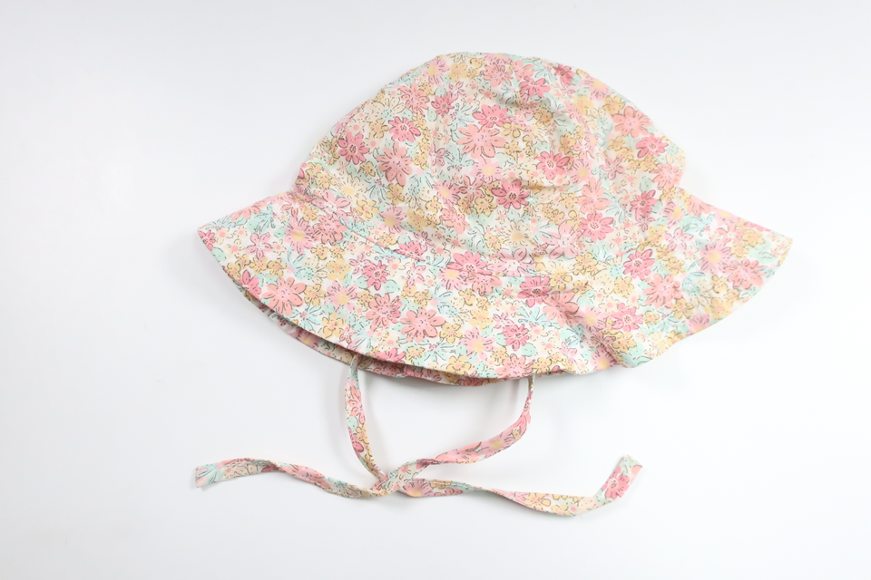 Blomstersolhat fra H&M - Størrelse 74/80 - Lyserød