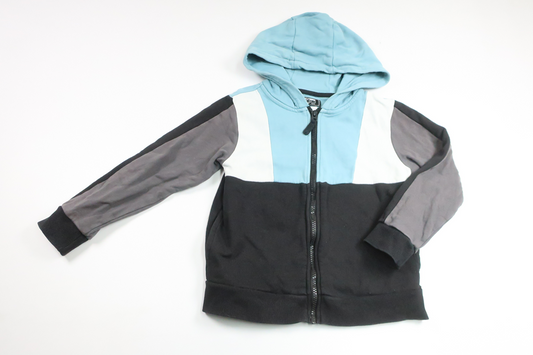 Hættejakke fra Next - Størrelse 122 - Multifarvet