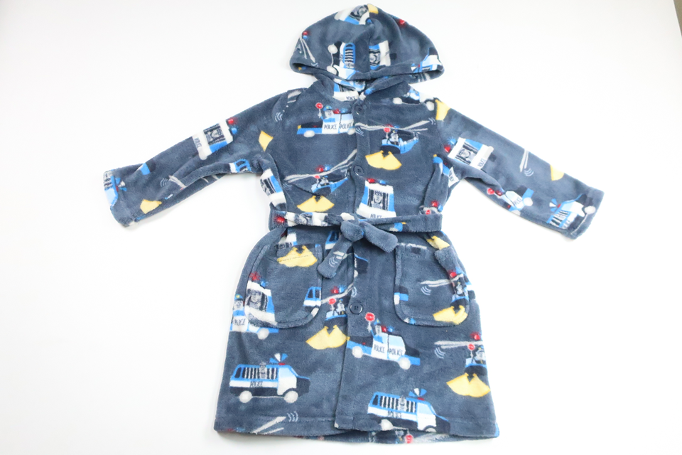 Morgenkåbe/badekåbe fra Kappahl - Størrelse 98/104 - Blå