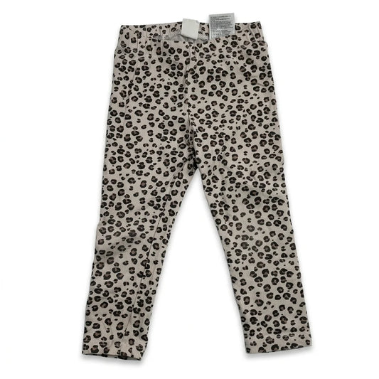 Djurmönstrade leggings från H&M - Storlek 86 - Beige
