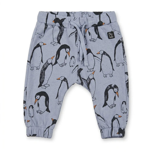 Dyremønstrede sweatpants fra KAXS - Størrelse 62 - Blå