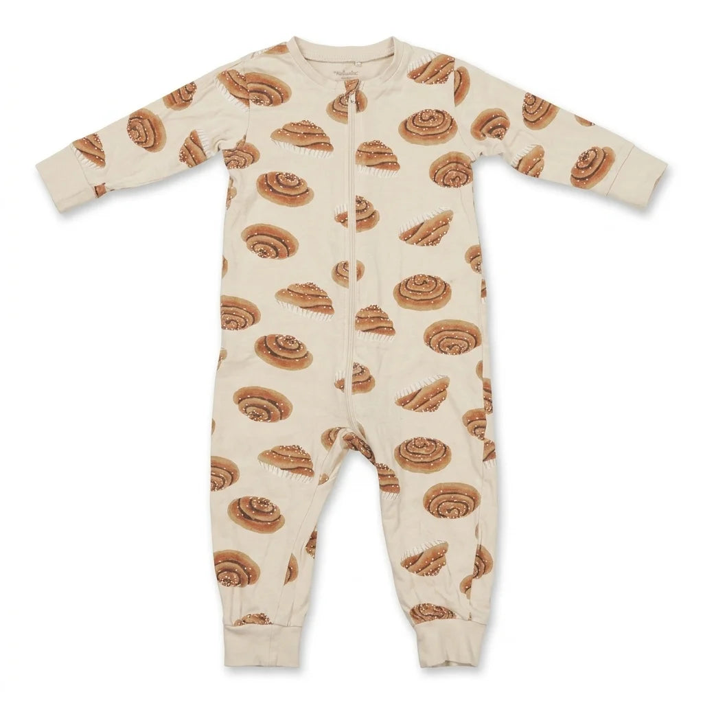 Rutig pyjamas från Lindex - Storlek 86 - Beige
