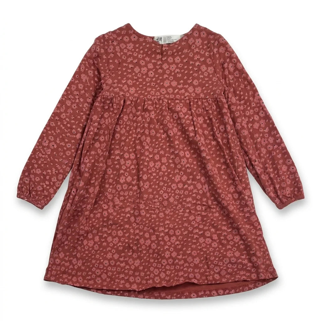 Blommig klänning från H&M - Storlek 116 - Rosa