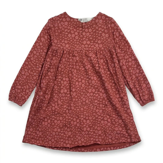 Blommig klänning från H&M - Storlek 116 - Rosa