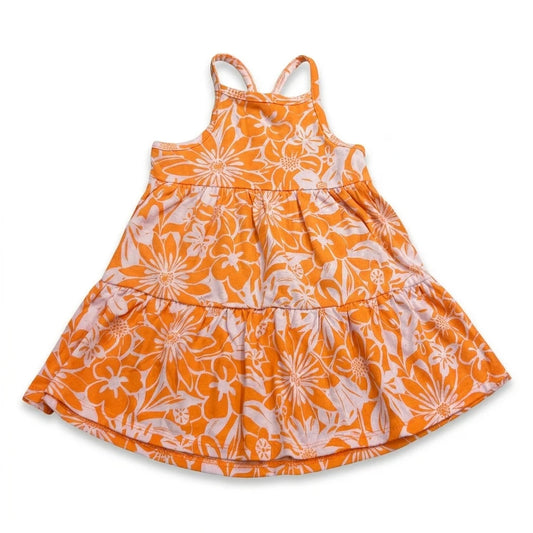 Blomstret kjole fra Cat & Jack - Størrelse 86 - Orange