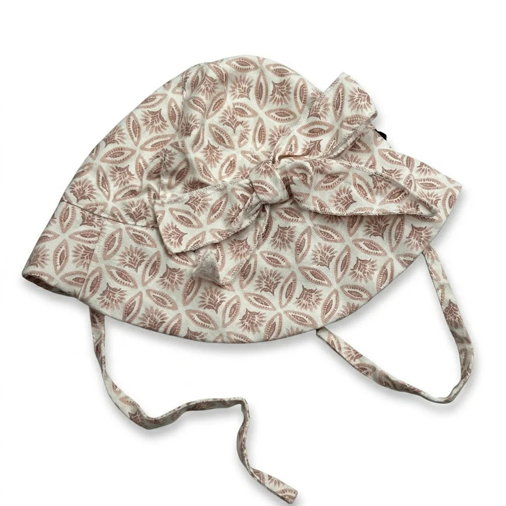 Blommig solhatt från Elodie Details - Storlek 80 - Beige