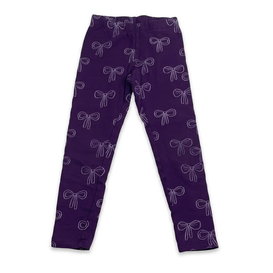 Mønstrede leggings fra Lindex - Størrelse 116 - Lilla