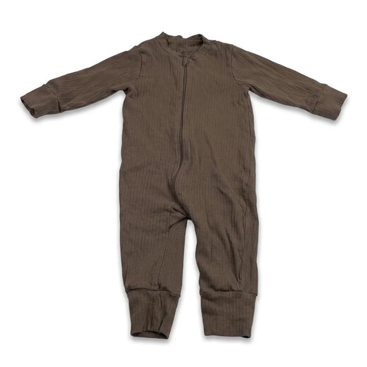 Onesie fra Tiny One - Størrelse 68 - Brun