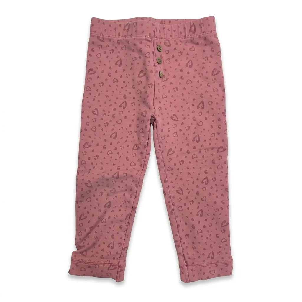 Mönstrade leggings från Disney baby Orchestra - Storlek 86 - Rosa