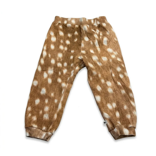 Molo joggers med dyreprint - Størrelse 98 - Brun
