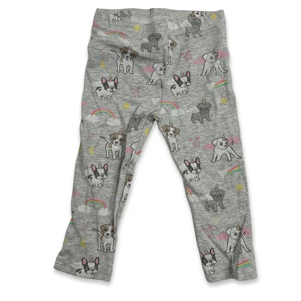 Djurmönstrade leggings från Sweet Heart - Storlek 86 - Grå