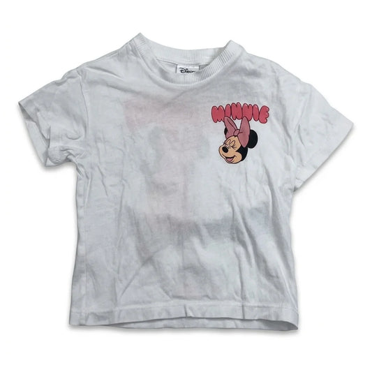 Mønstret t-shirt fra H&M - Størrelse 68 - Hvid