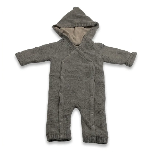Fodrade overall i 80% ull från Petit by Sofie Schnoor - Storlek 68 - Brun