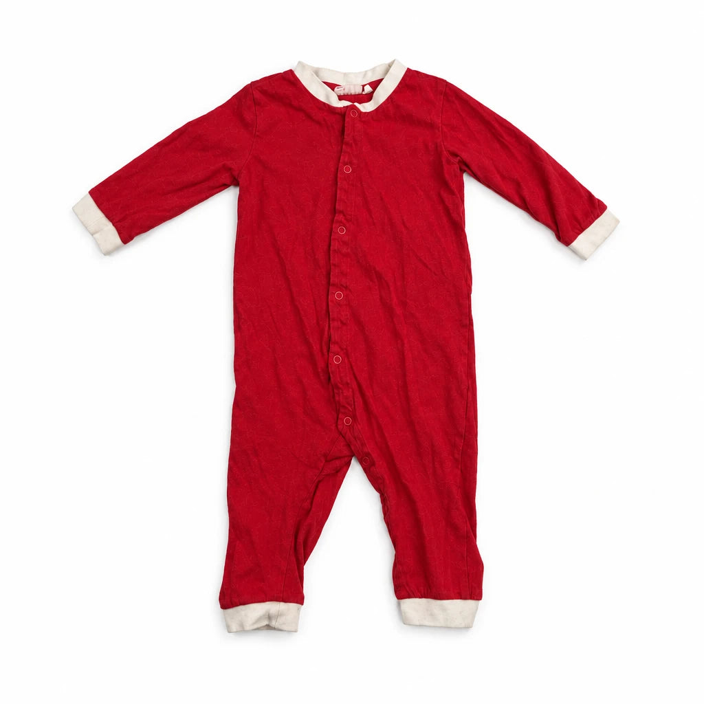 Onesie från Merry X-mas - Storlek 62/68 - Röd
