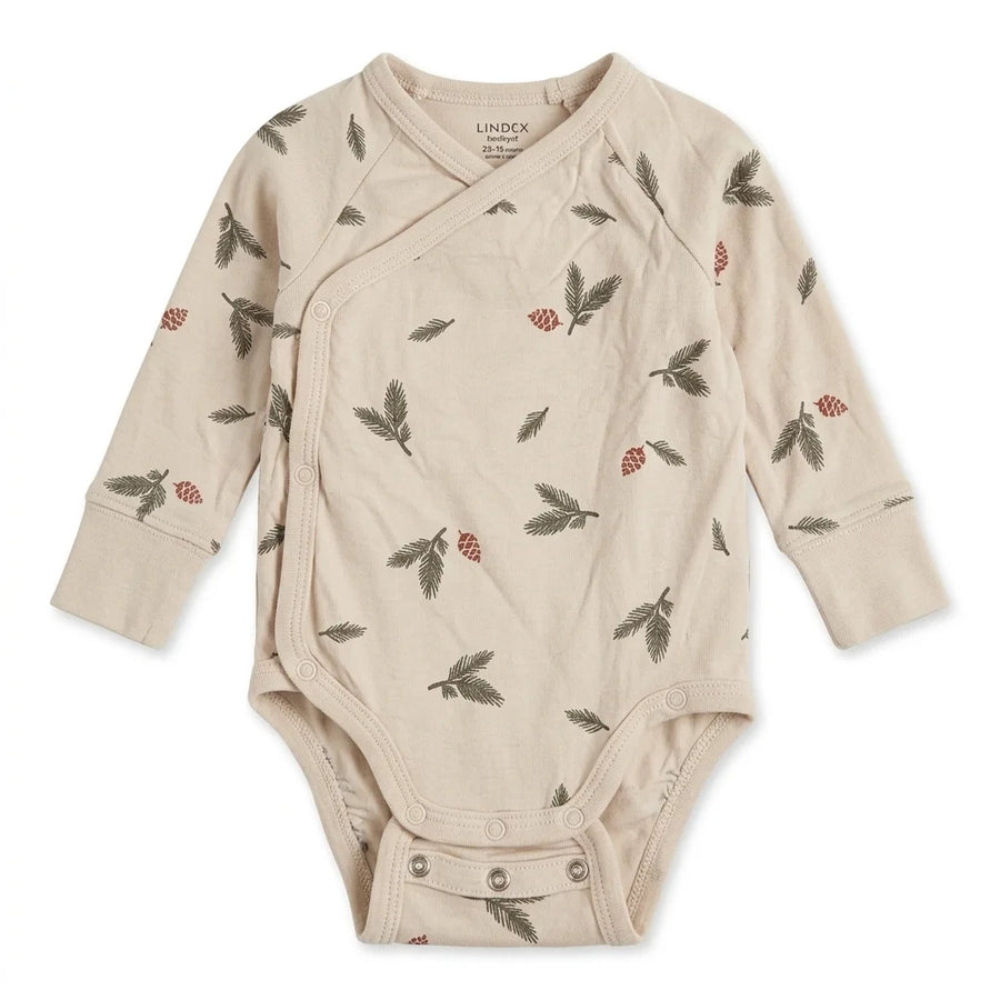 Mönstrad body från Lindex - Storlek 50 - Beige