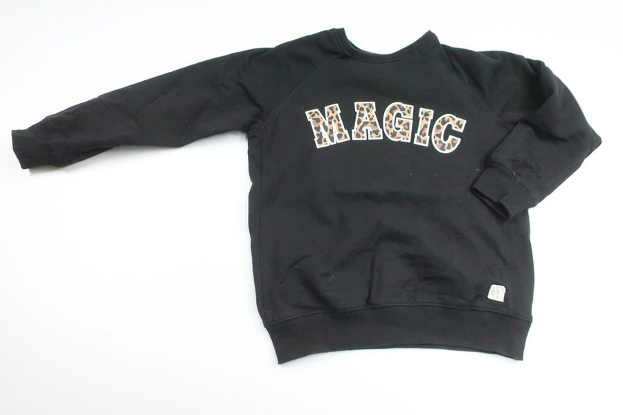 Sweatshirt fra Lager 157 - Størrelse 130 - Sort
