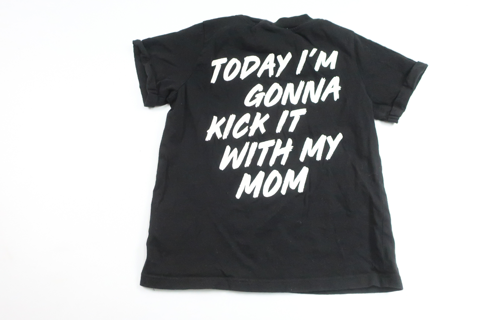 T-shirt fra Mini Gina Tricot - Størrelse 98/104 - Sort