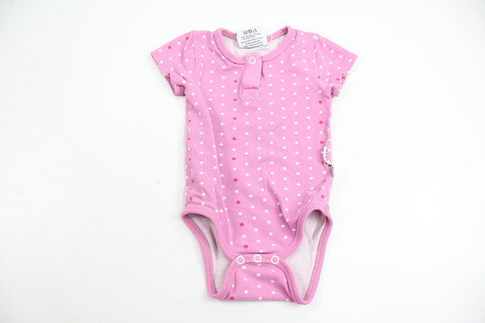 Prikket body fra Geggamoja - Størrelse 62/68 - Rosa
