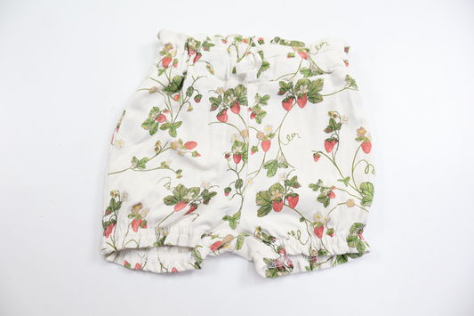 Shorts med jordgubbar från Name It - Storlek 62 - Vit