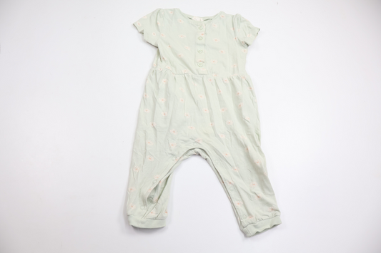 Jumpsuit med blommor från Kappahl - Storlek 80 - Grön