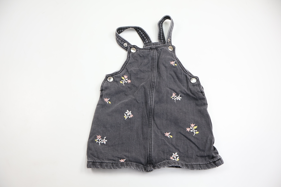 Klänning i denim från H&M - Storlek 80 - Grå