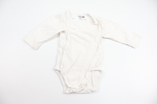 Wrap-body fra Lindex - Størrelse 62 - Hvid