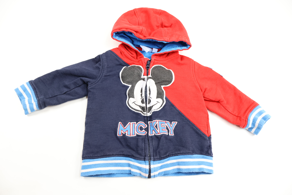 Hættetrøje med Mickey Mouse fra Disney - Størrelse 68 - Multi
