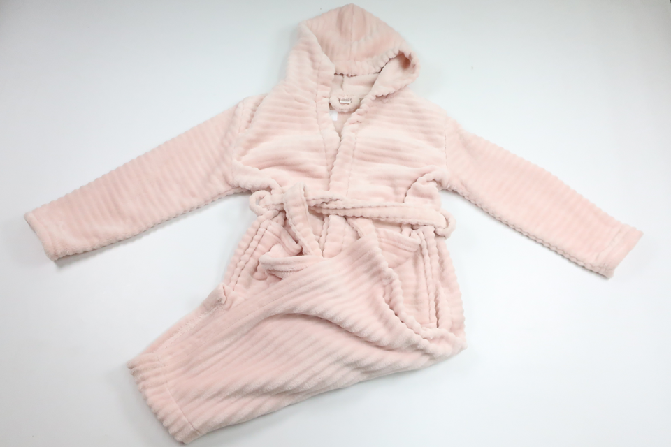 Badekåbe/Morgenkåbe fra Ukendt - Størrelse 122/128 - Rosa