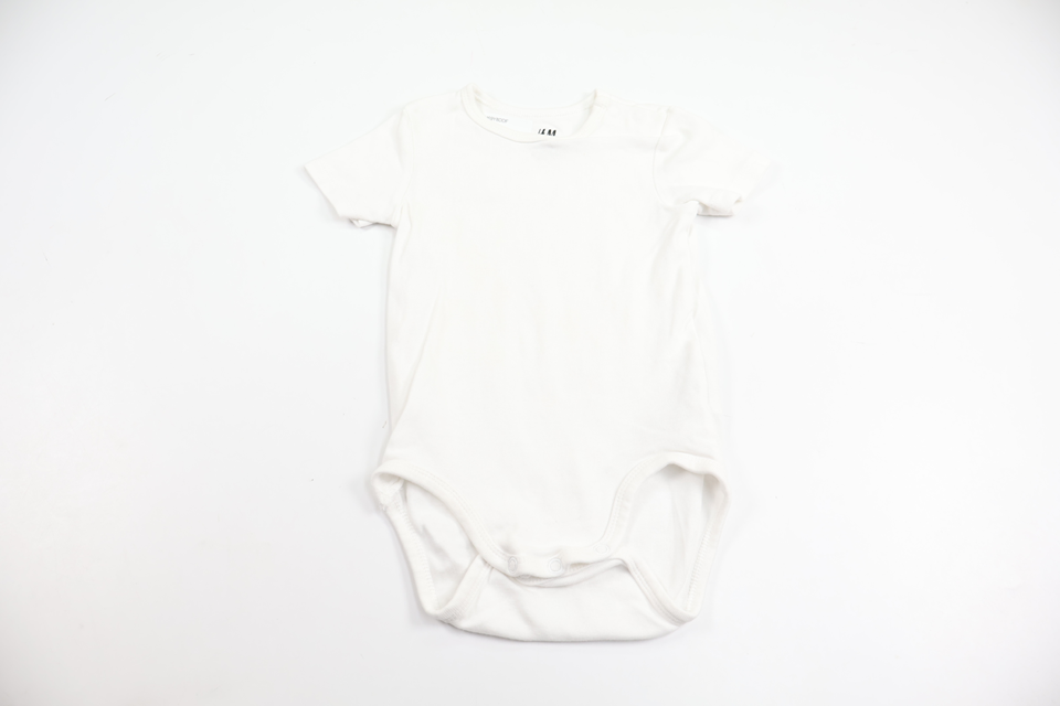 Bodysuit fra H&M - Størrelse 80 - Hvid