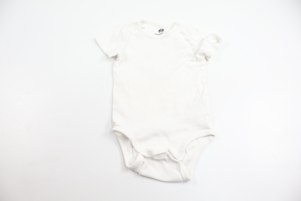 Bodysuit fra H&M - Størrelse 80 - Hvid