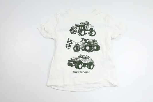 T-shirt fra H&M - Størrelse 92 - Hvid