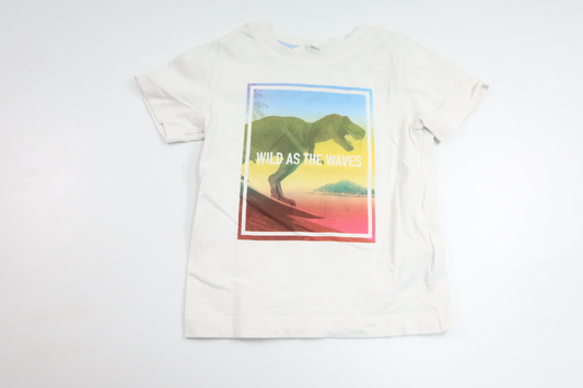 T-shirt fra H&M - Størrelse 92 - Hvid