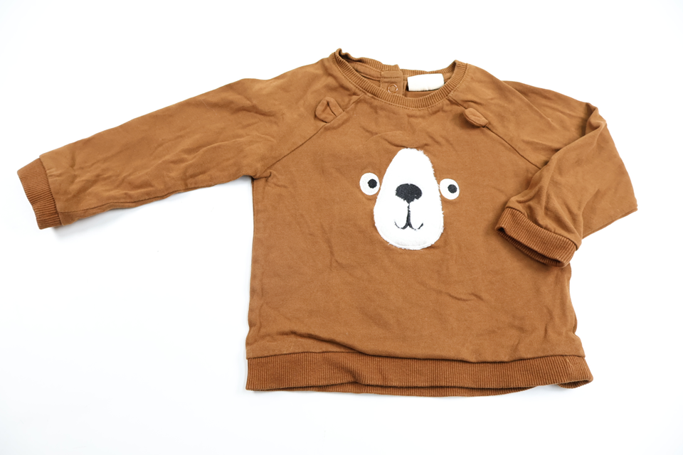 Sweatshirt fra Kappahl - Størrelse 74 - Brun