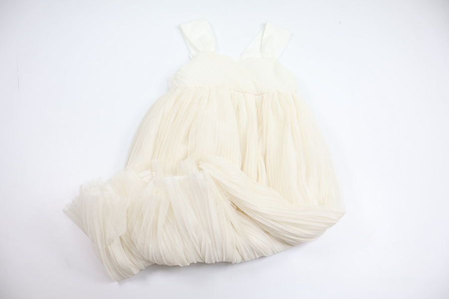Tylkjole/Festkjole fra H&M - Størrelse 116 - Off-white