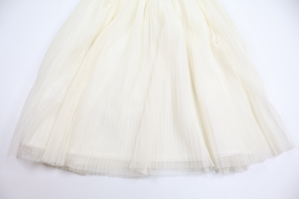 Tylkjole/Festkjole fra H&M - Størrelse 116 - Off-white