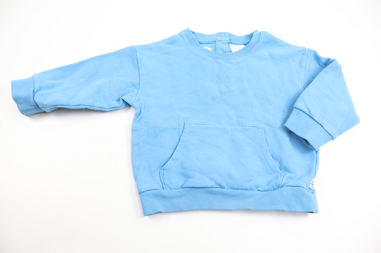 Sweatshirt fra Lindex - Størrelse 80 - Blå