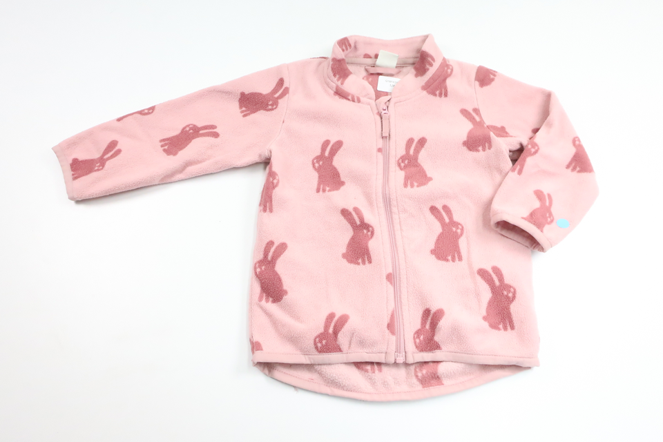 Fleecejakke fra Lindex - Størrelse 86 - Rosa