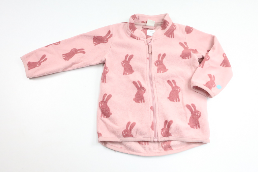 Fleecejakke fra Lindex - Størrelse 86 - Rosa