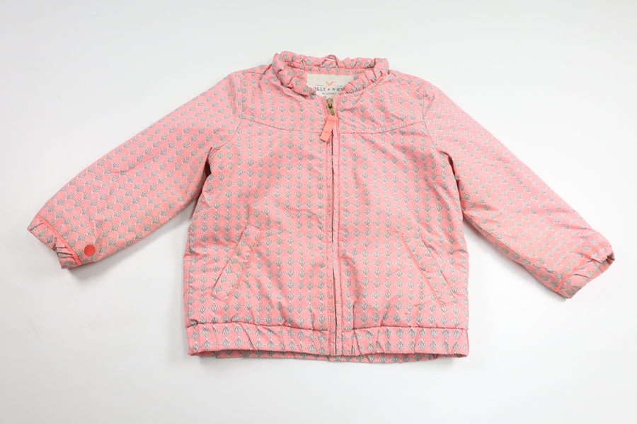 Letvatteret jakke fra Holly & Whyte - Størrelse 92 - Rosa