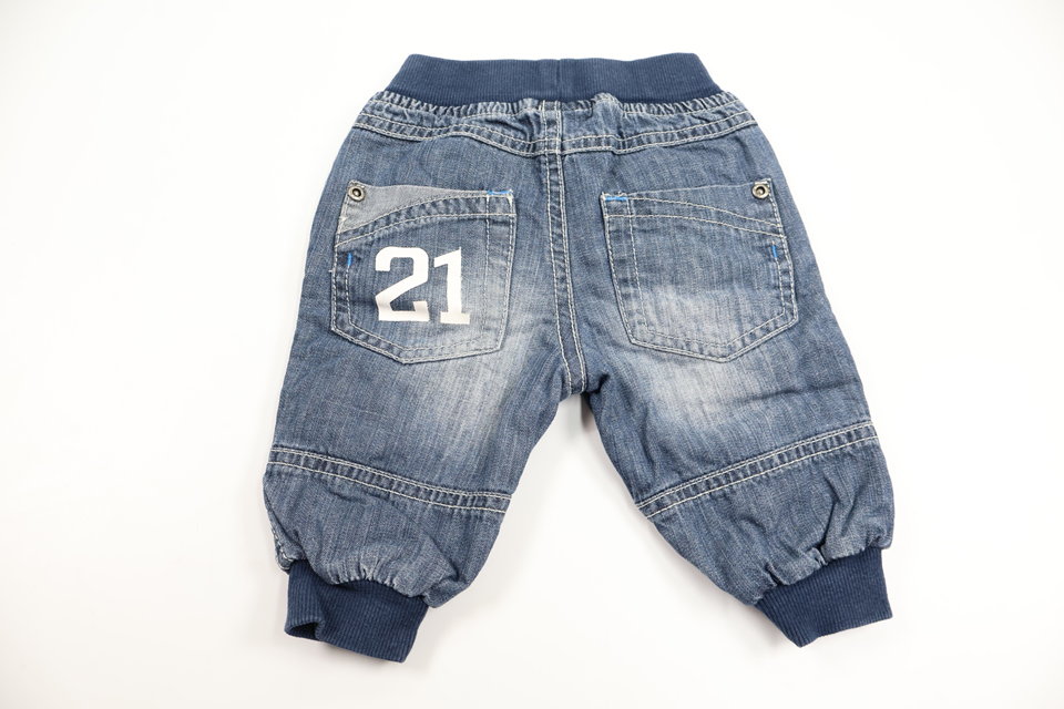 Forede cowboybukser fra FIX by Lindex - Størrelse 62 - Denim