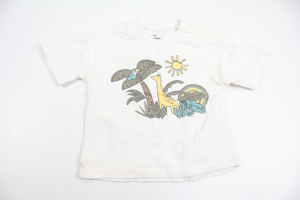 T-shirt fra ICA I Love Eco - Størrelse 68 - Hvid