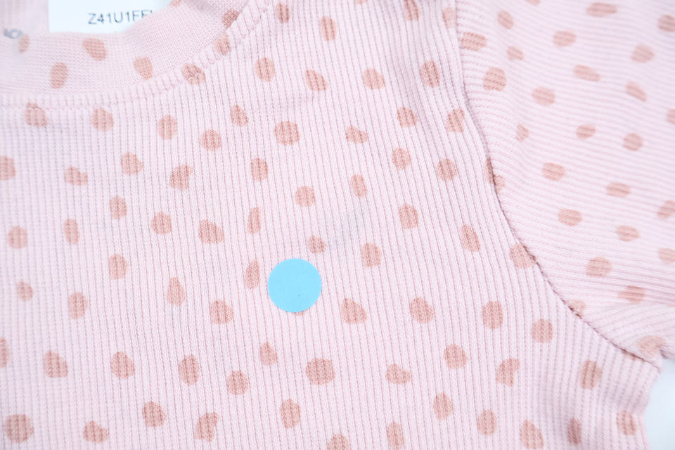 Ribstrikket trøje fra ICA I Love Eco - Størrelse 74 - Rosa