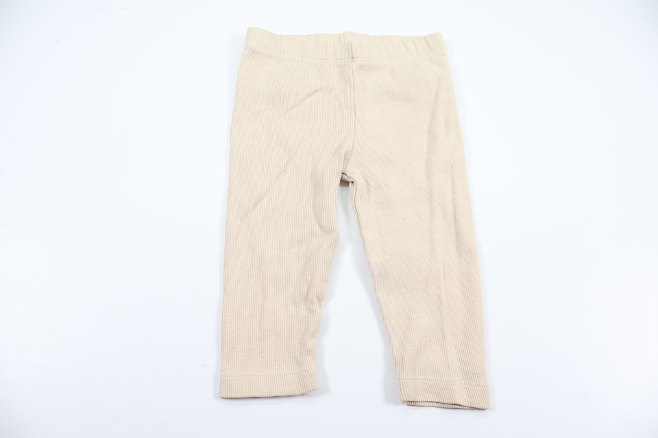 Ribbede bukser fra ICA I Love Eco - Størrelse 68 - Beige