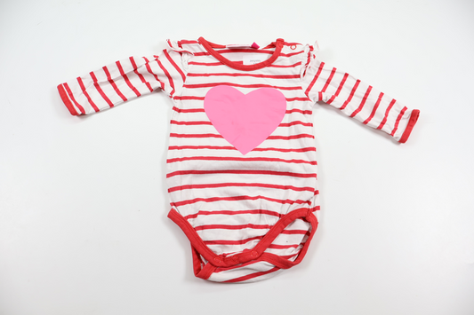 Bodysuit fra Mini - Størrelse 68 - Hvid