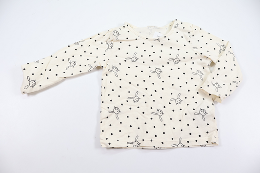 Sweater fra H&M - Størrelse 74 - Hvid