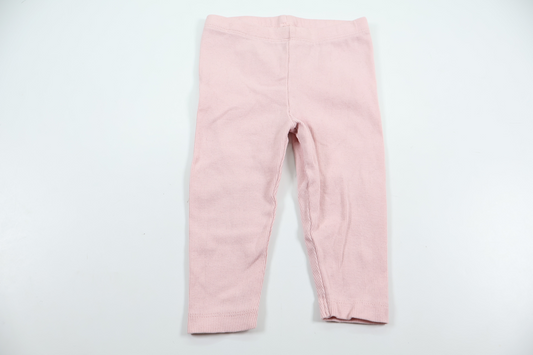 Ribbede bukser fra ICA I Love Eco - Størrelse 74 - Pink