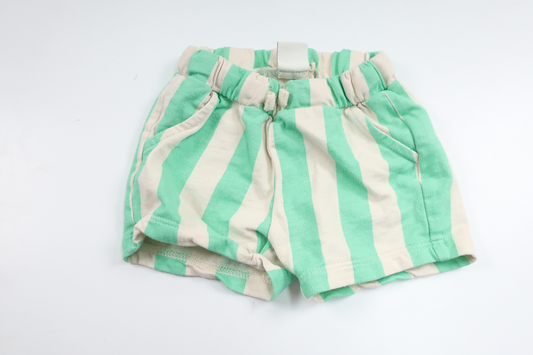 Stribede shorts fra Lindex - Størrelse 62 - Grøn