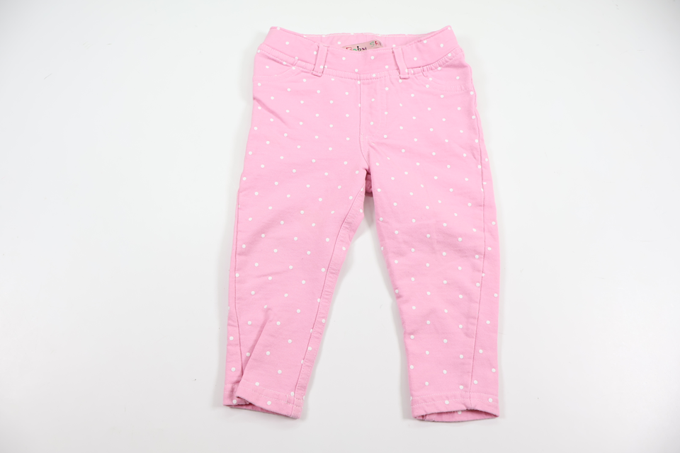 Prikkede bukser fra Baby Skill - Størrelse 74 - Rosa