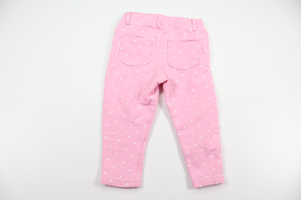 Prikkede bukser fra Baby Skill - Størrelse 74 - Rosa